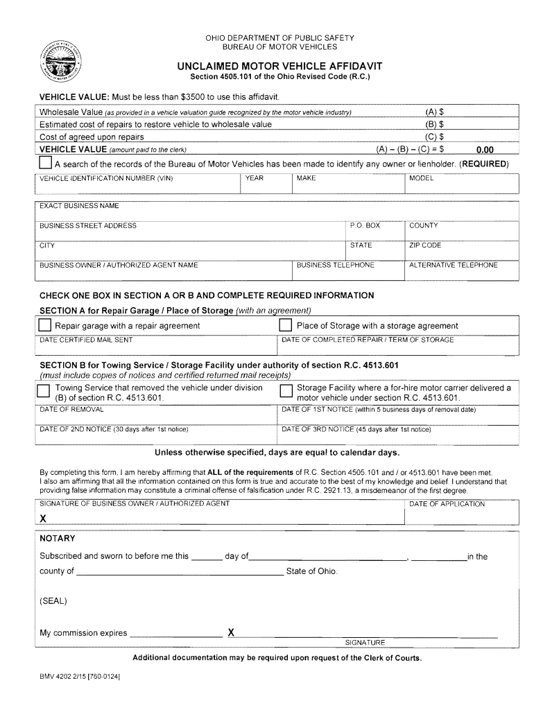 Bmv 5736 Form Pdf