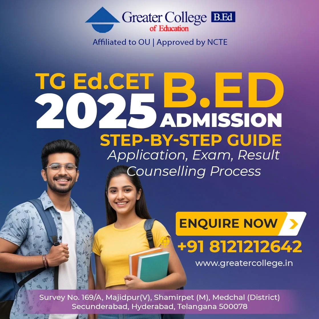 Step by Step Guide To TG Ed CET 2025 Application amp Schedule 