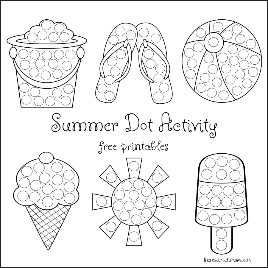 Dot Paint Art Printables