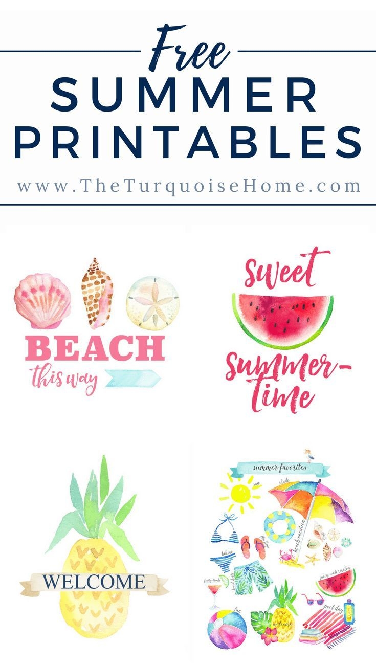Summer Favorites Printable amp More 
