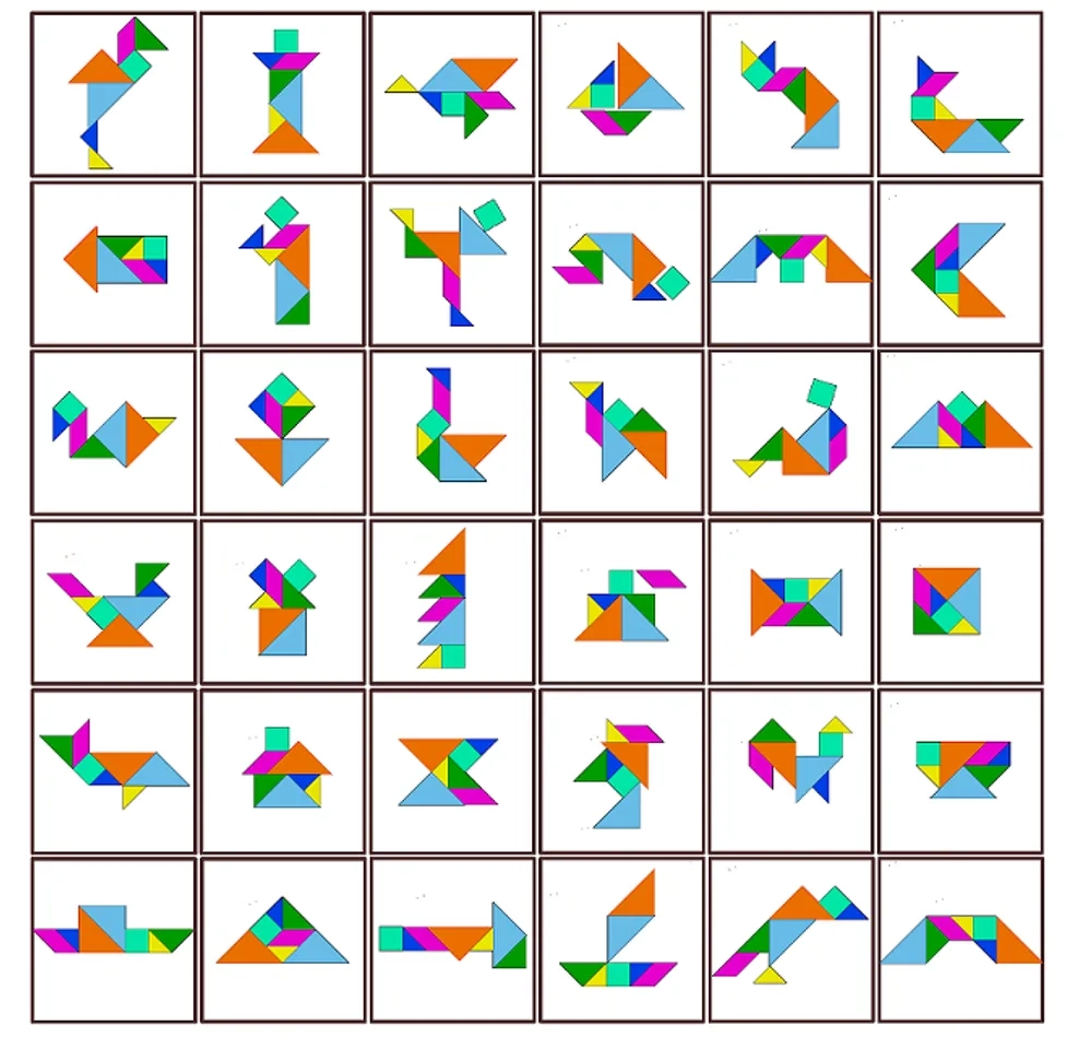 Tangram Puzzle Von 3Dprintedgr Kostenloses STL Modell 