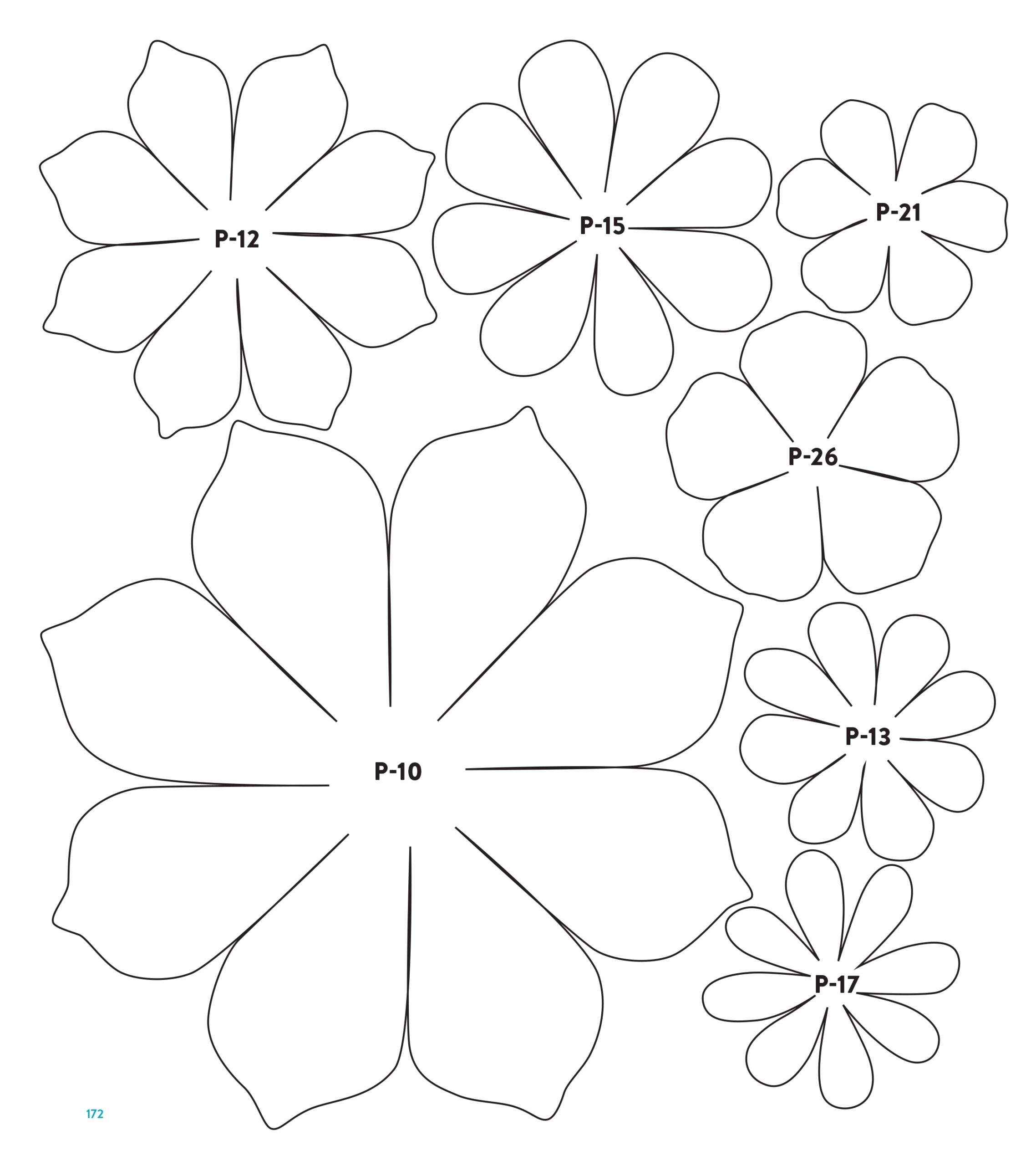 Free Printable Flower Templates