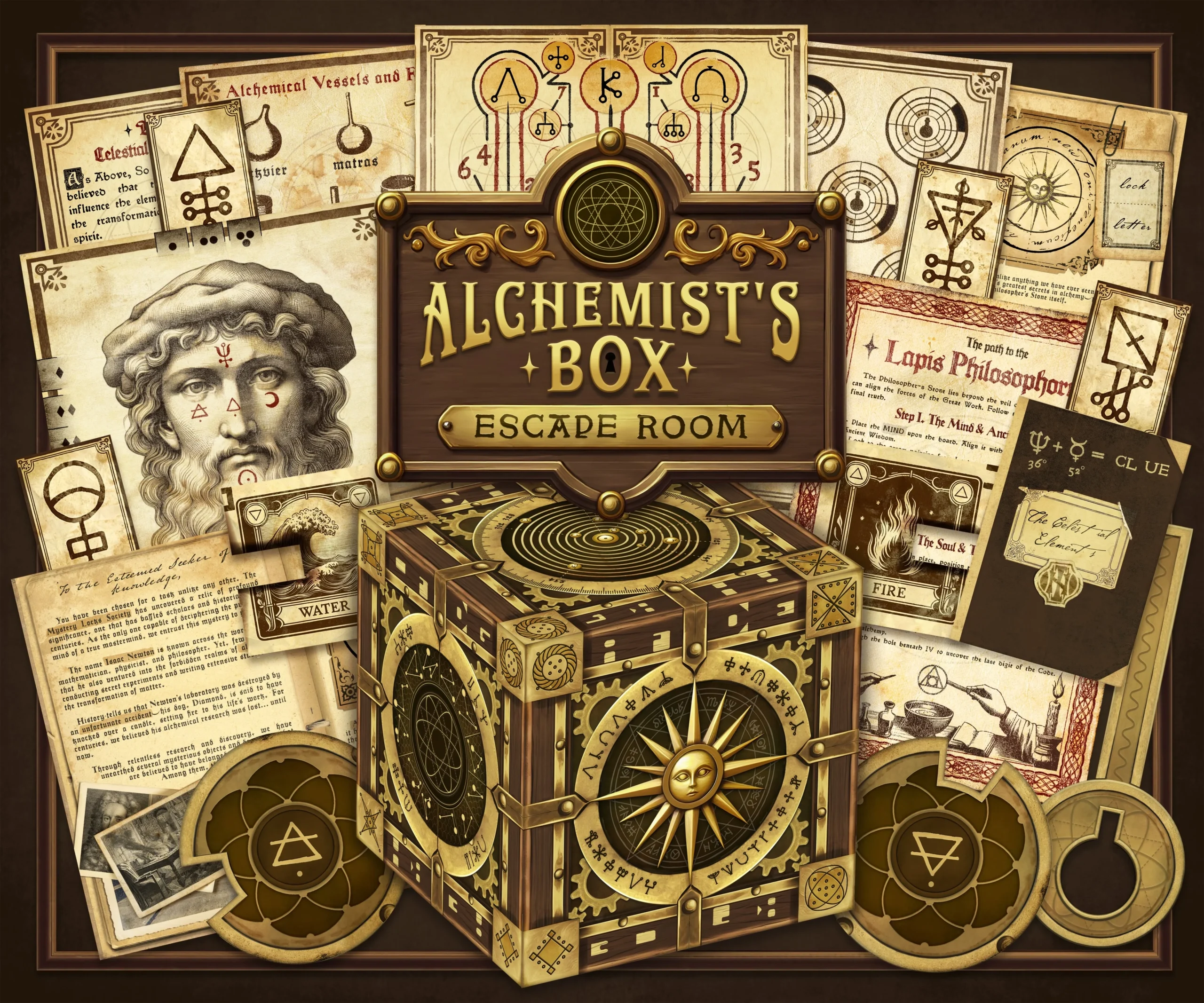 The Alchemist s Box Printable Escape Room DIY Alchemy Escape Room At Home MysteryLocks