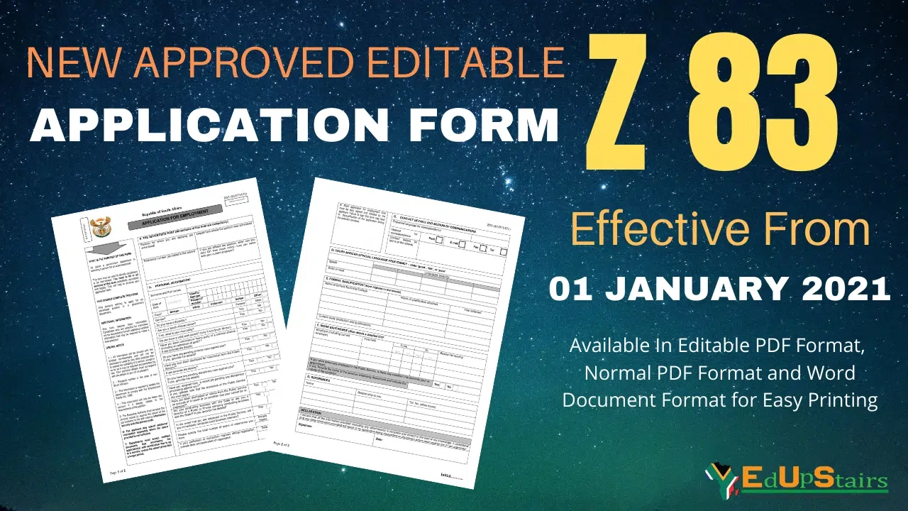 Z83 Form 2025
