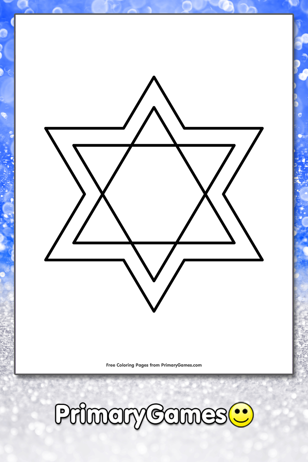 Star Of David Printable Template