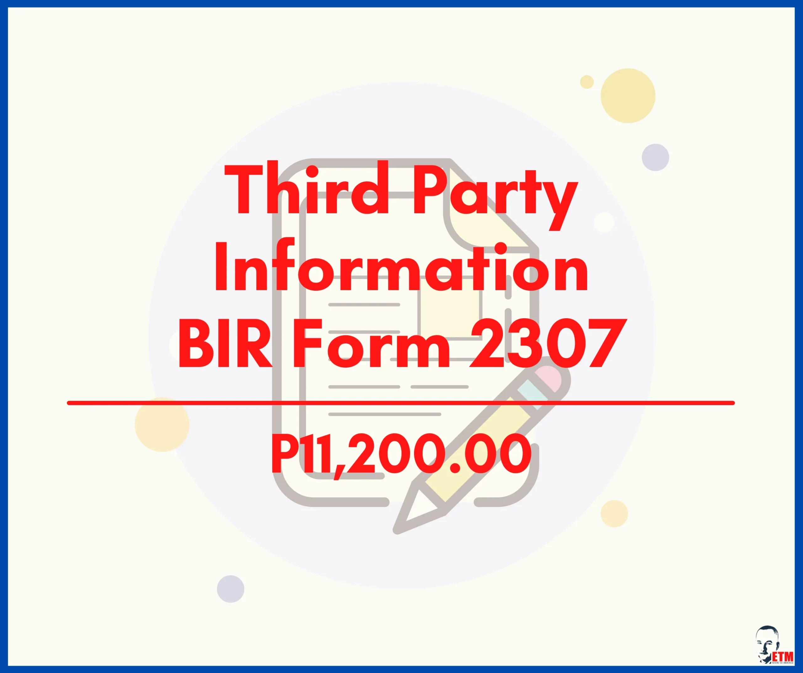 Bir Forms 2307