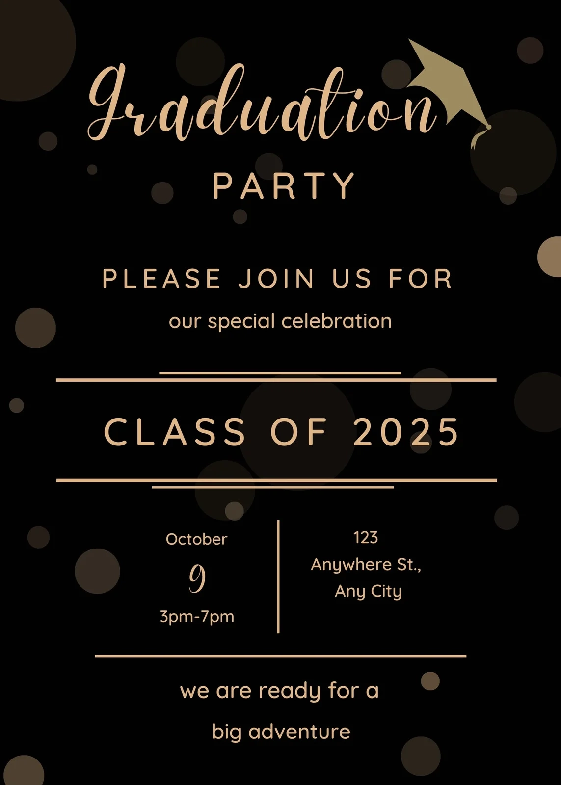 Printable Graduation Invitations Templates