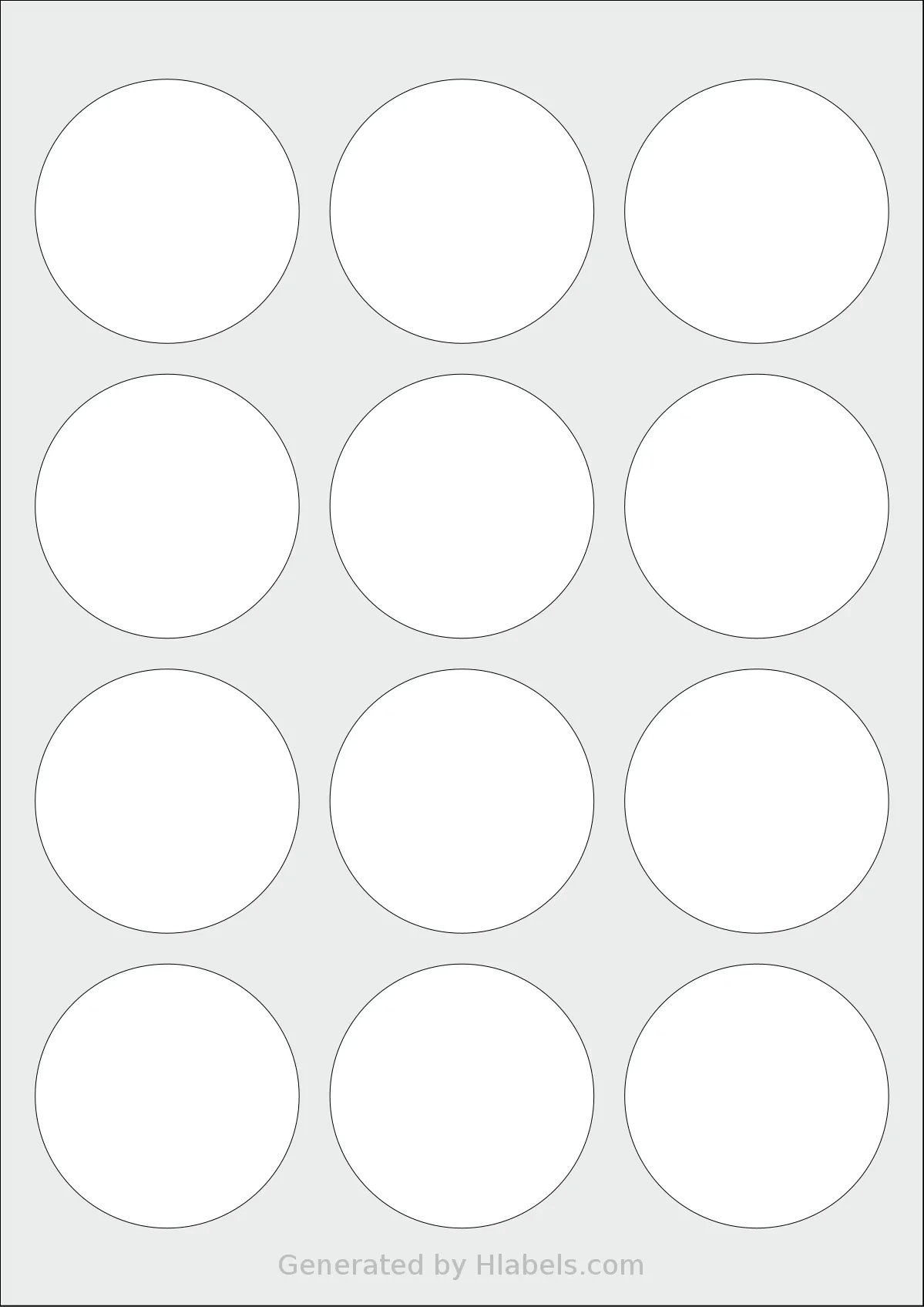 Printable Circles Template