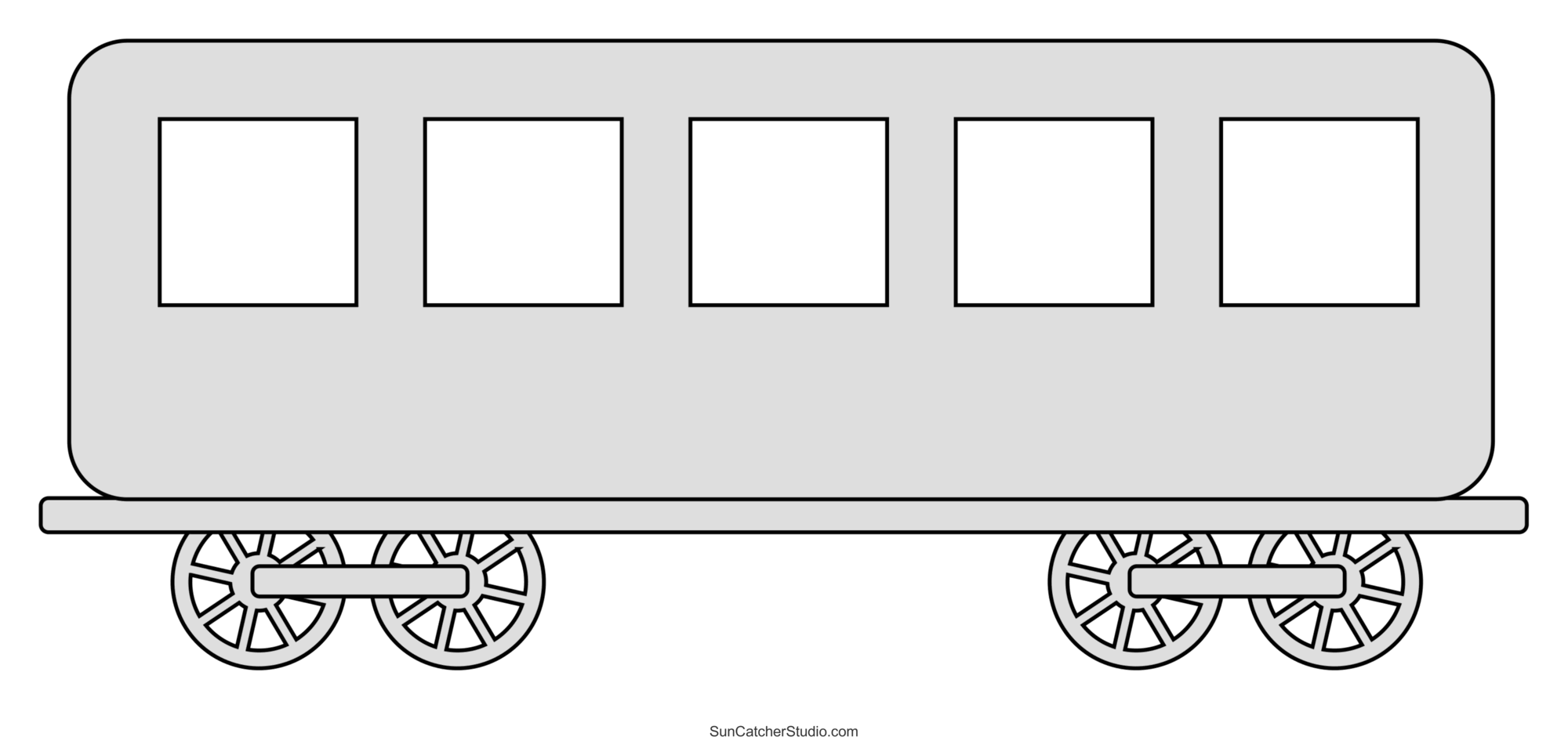 Free Printable Train Template
