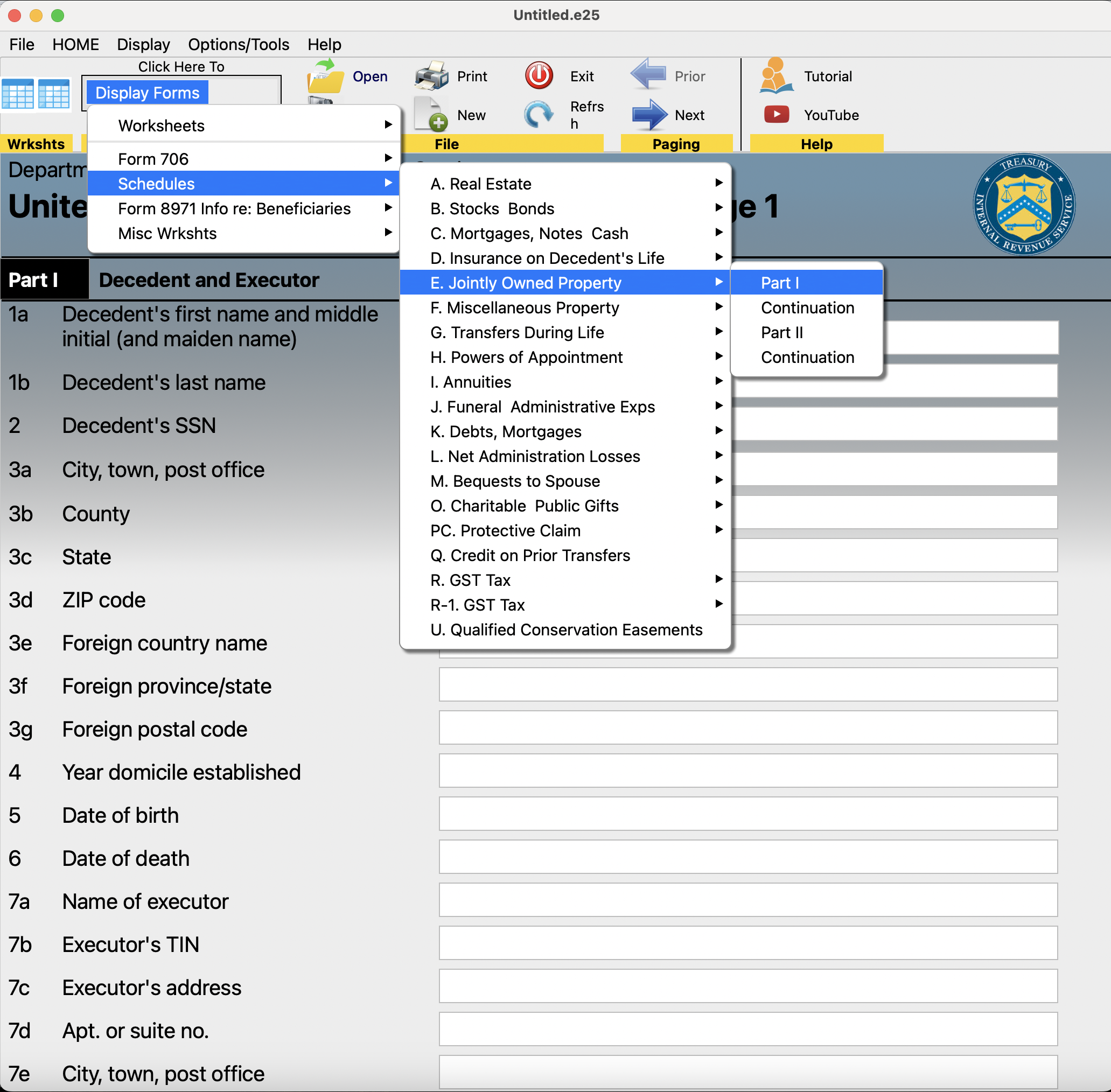 U S Estate Tax 2025 Form 706 Puritas Springs Legal Software