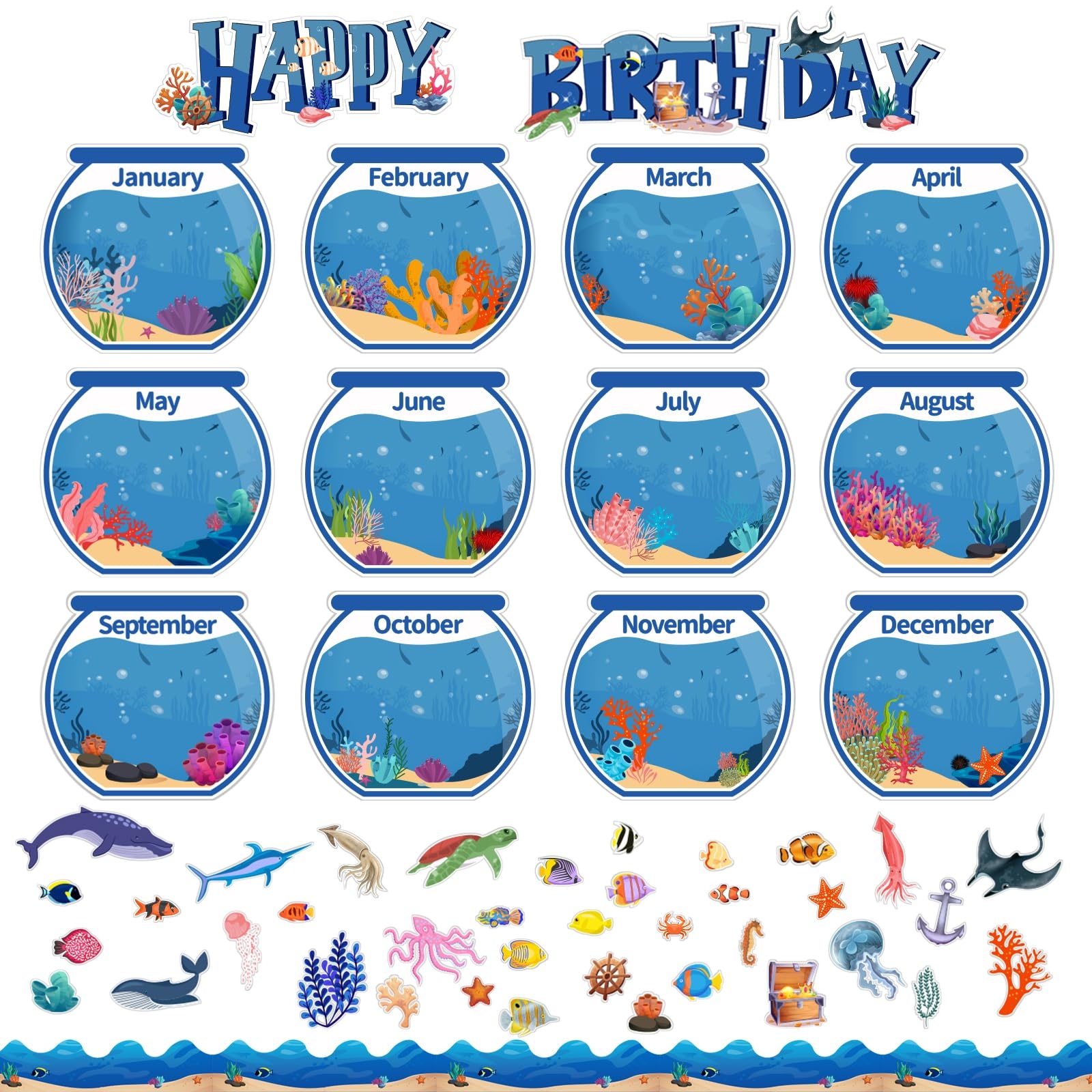 Under The Sea Classroom Theme Printables