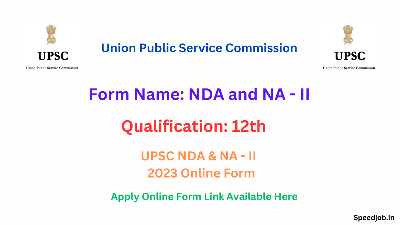 Nda 2 Application Form 2023 Official Website