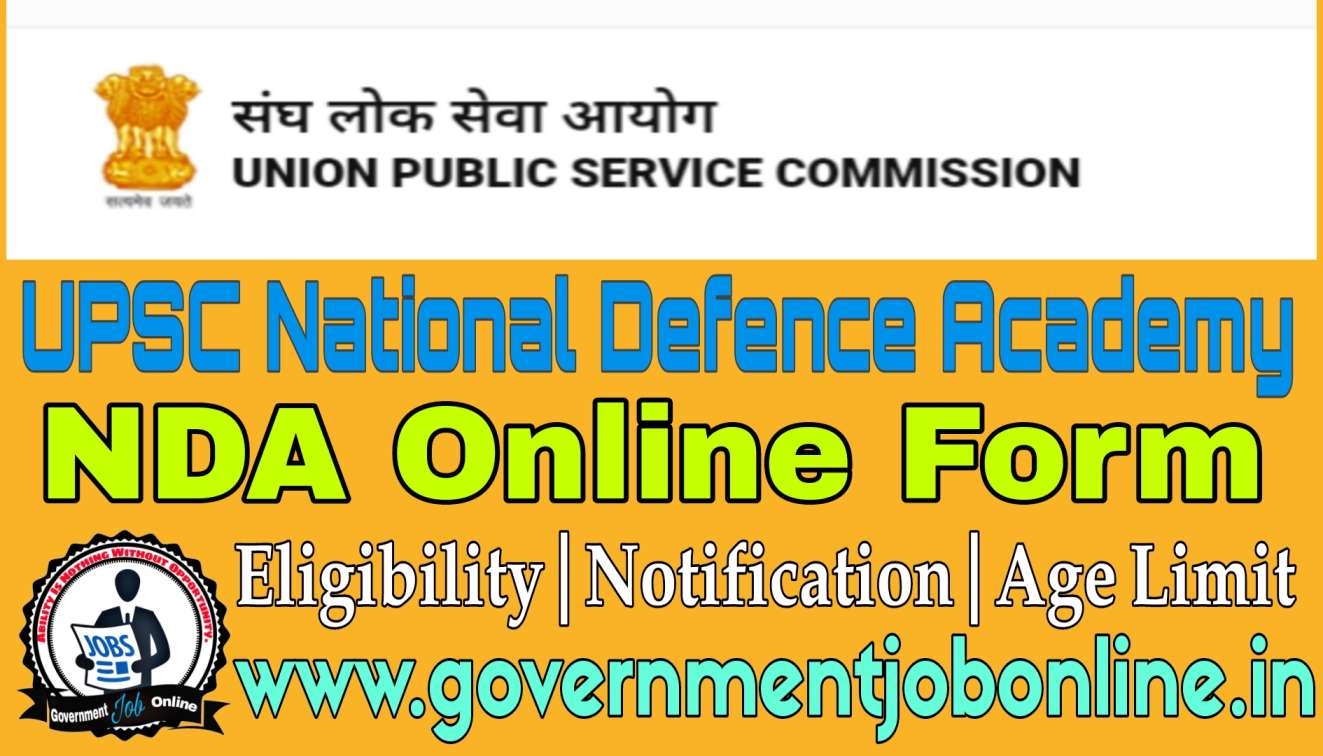UPSC NDA II 2023 Online Form For 395 Post Apply Now