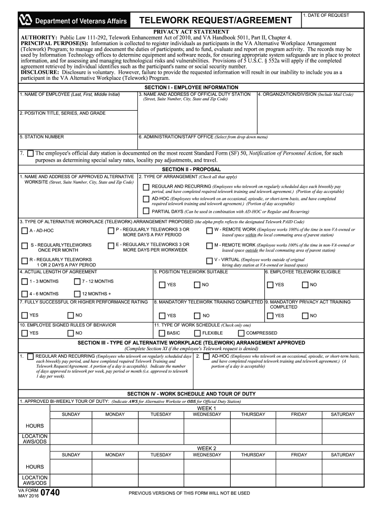 Va Form 0740 Aug 2022 Fill Out amp Sign Online DocHub