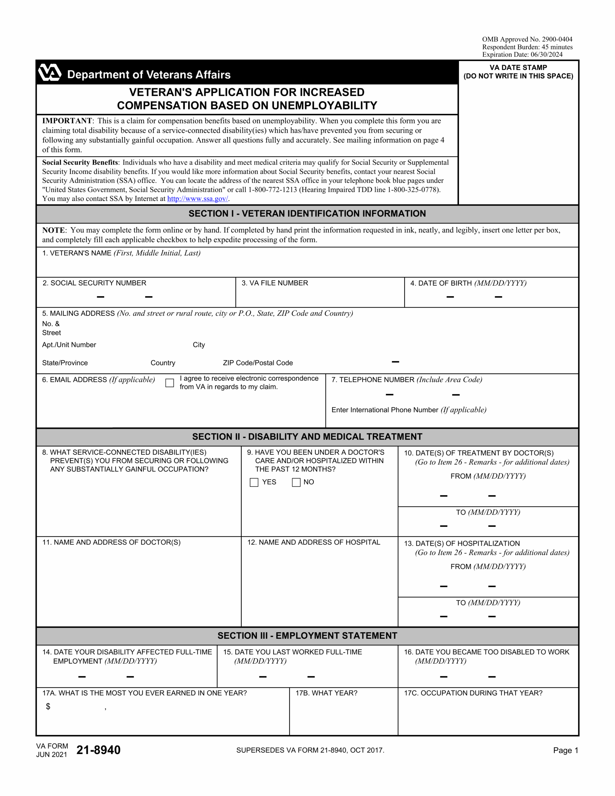 Va Form 21-2680
