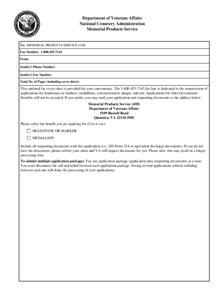 Va Form 40 1330m Fill Out amp Sign Online DocHub