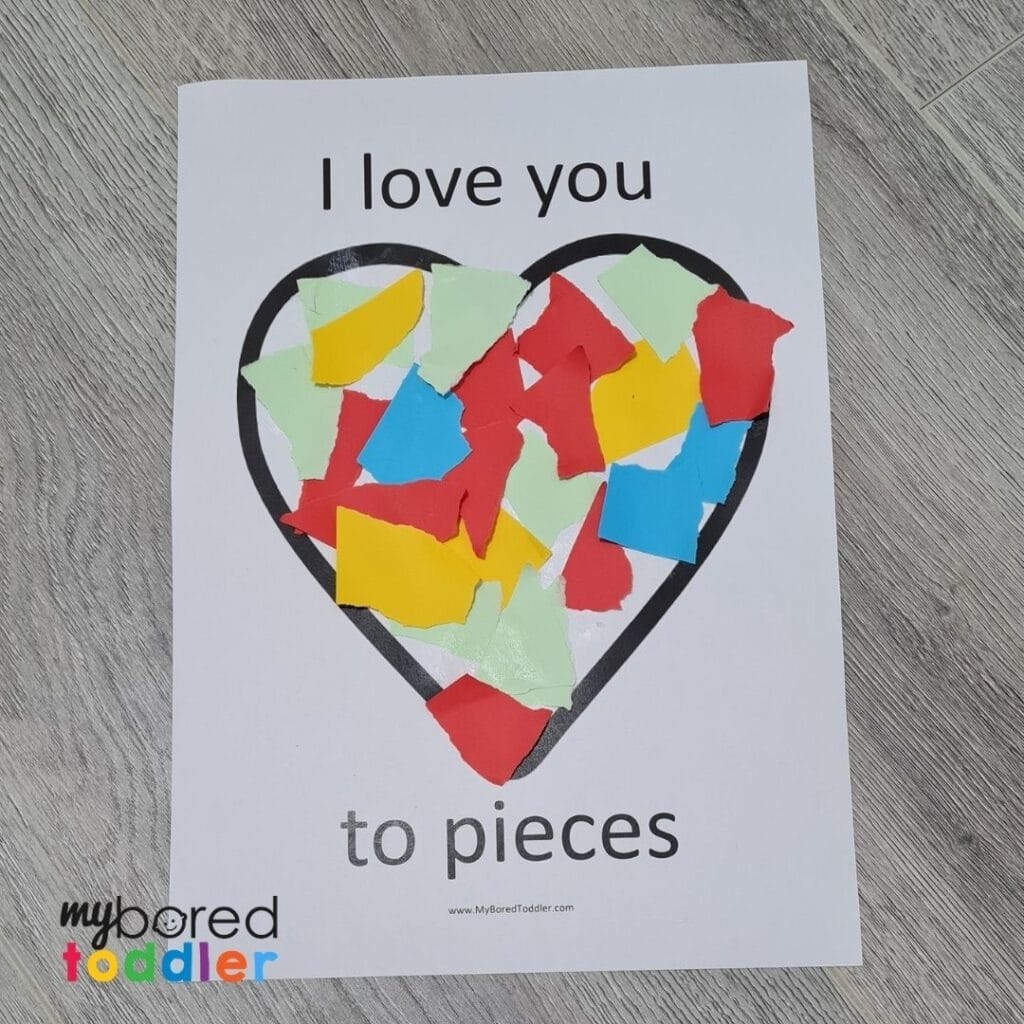 Valentine s Day I Love You To Pieces free Template My Bored 