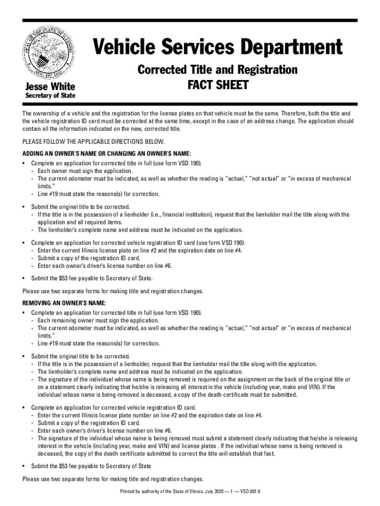 Vsd 190 Form Fill Out amp Sign Online DocHub