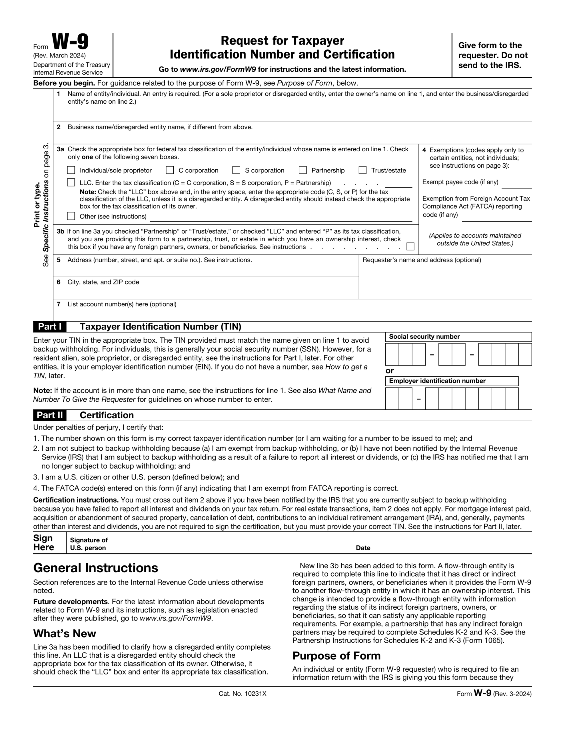When Do New W9 Forms Come Out