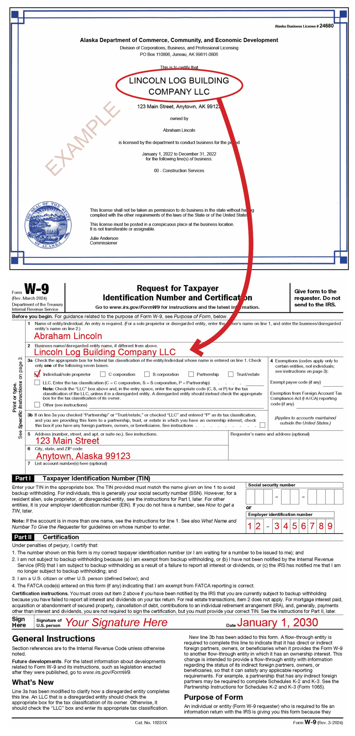 W9 Form And Instruction