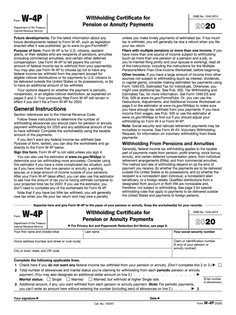 W4 P Form 2025