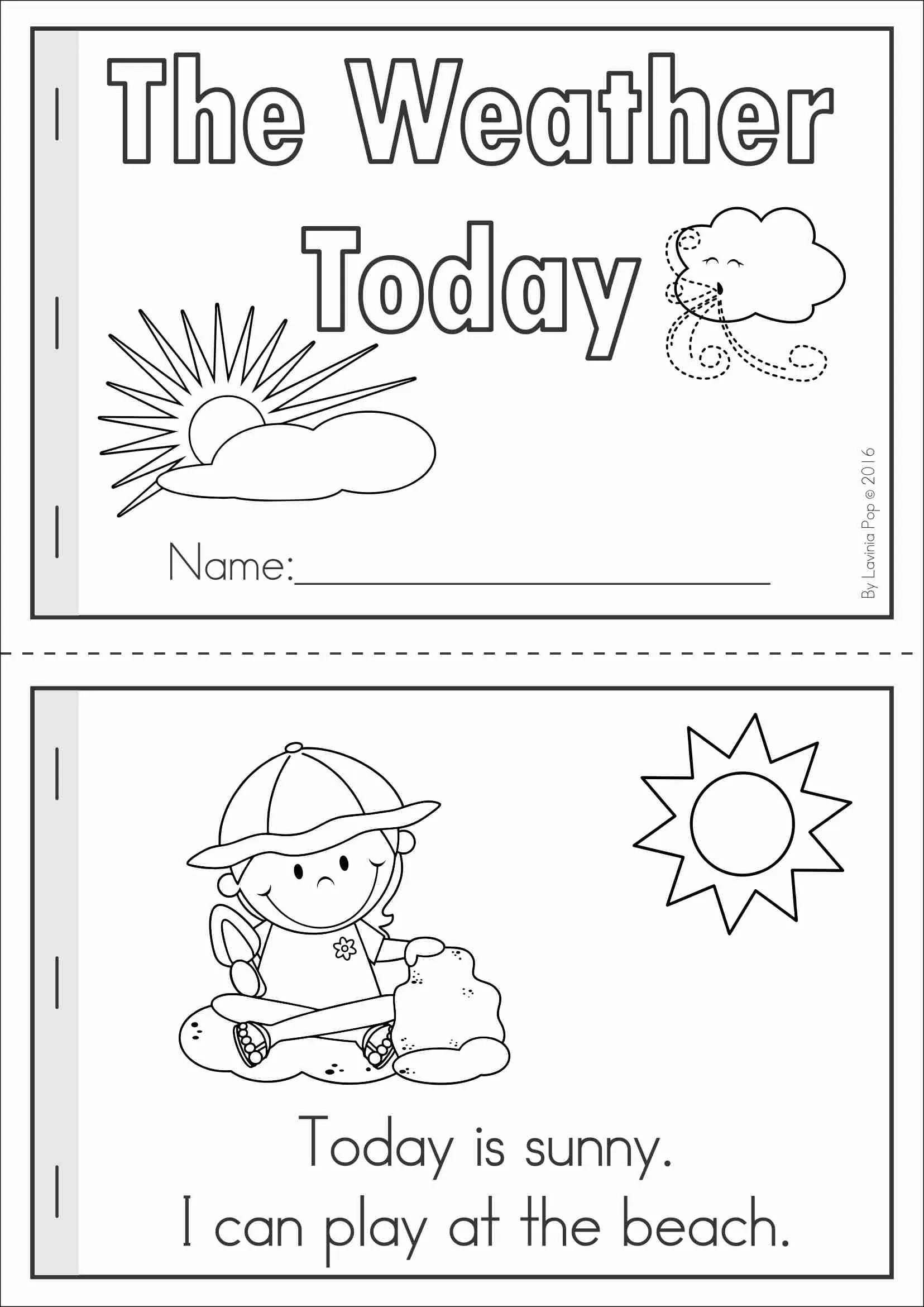 Free Printable Weather Worksheets Preschool