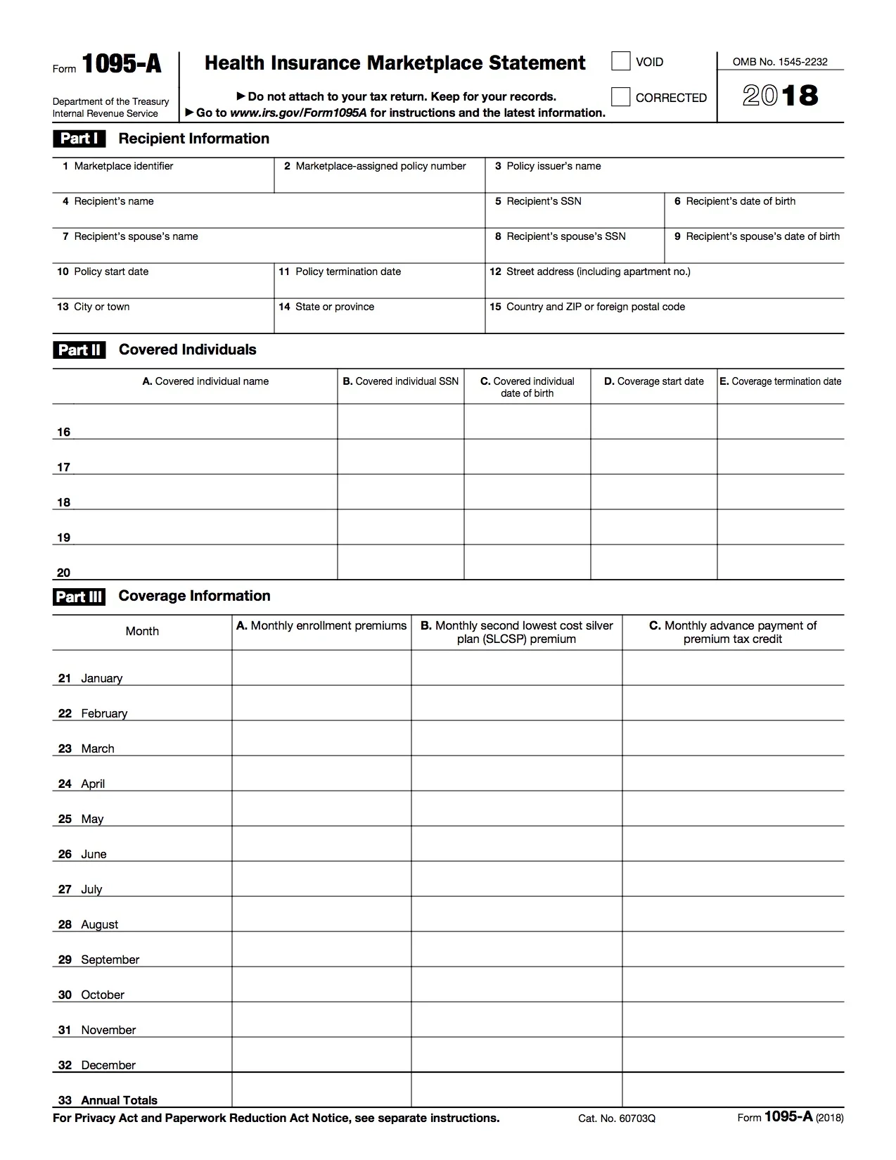 What Is A Tax Form 1095 A And How Do I Use It Stride Blog