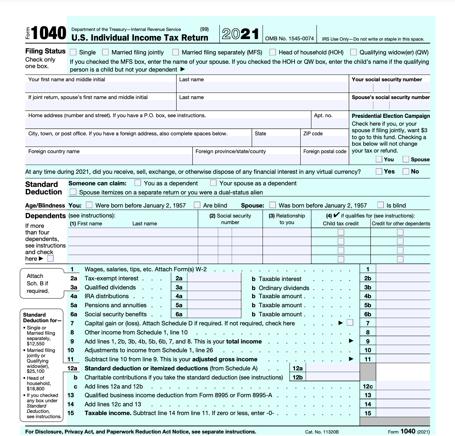 What Is Form 1040 