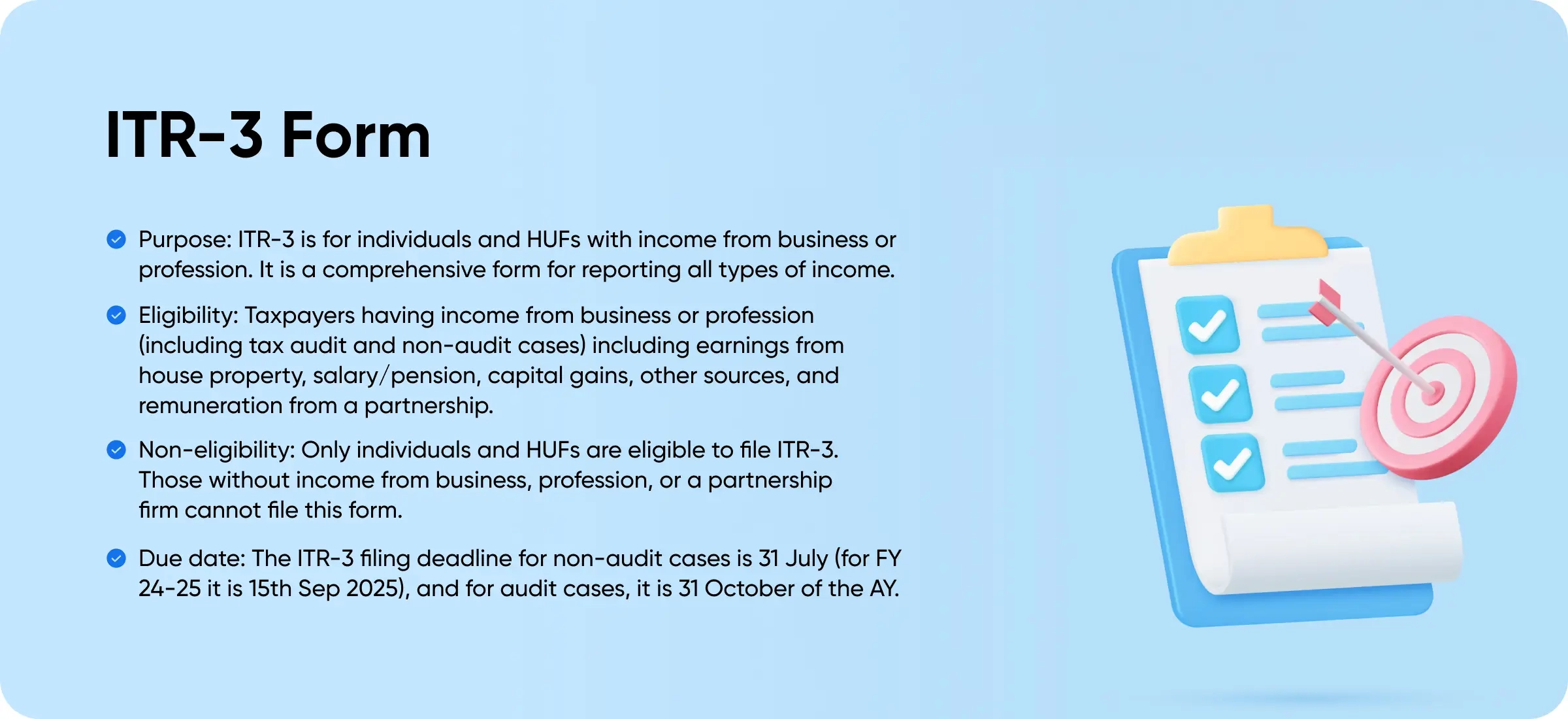 What Is ITR 3 Release Date Who Should File Applicability And 