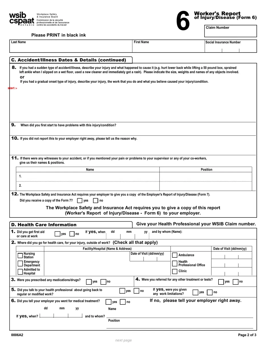 Wsib Form 7 Online