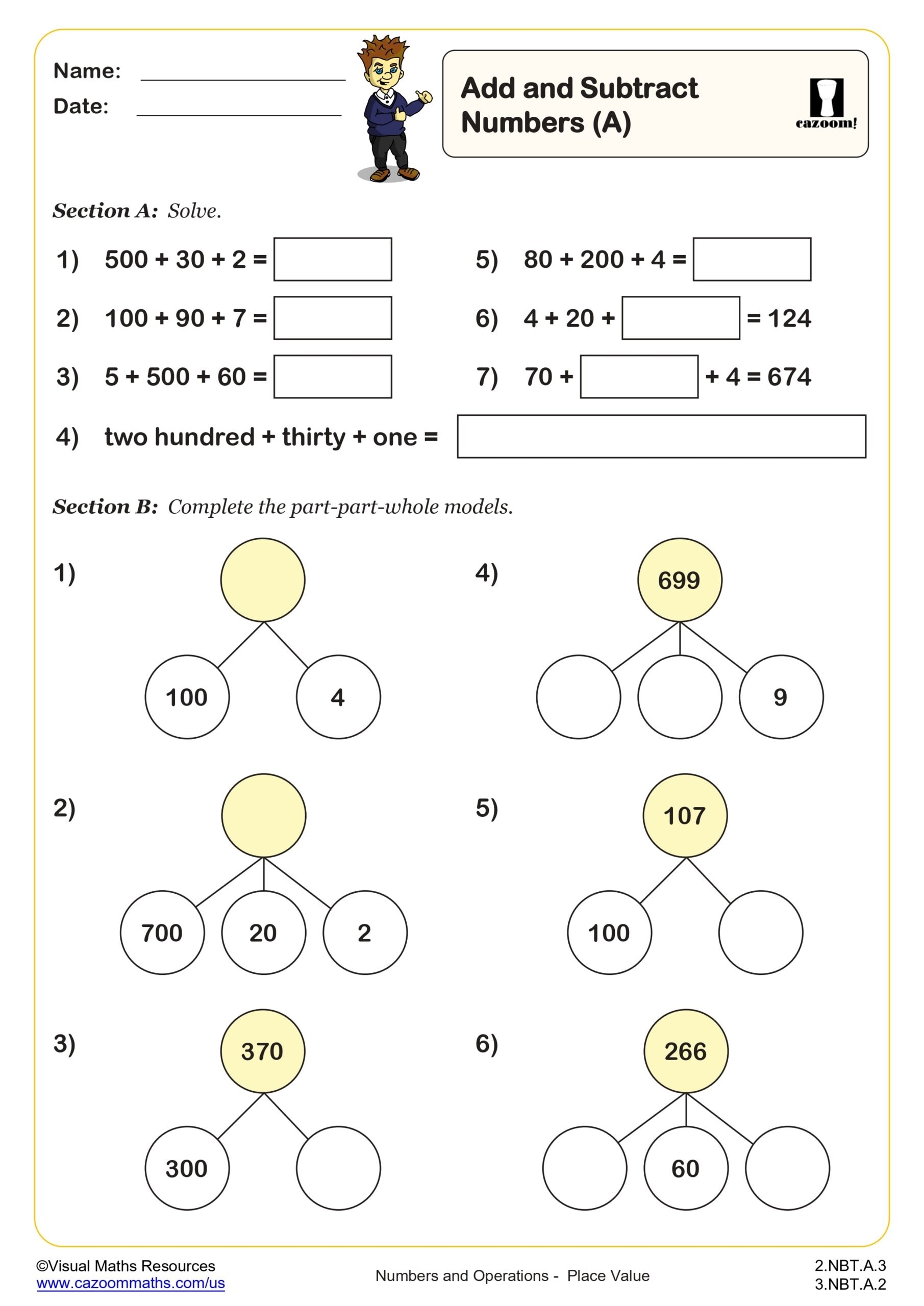 Year 3 Addition Worksheets PDF Year 3 Addition Worksheets