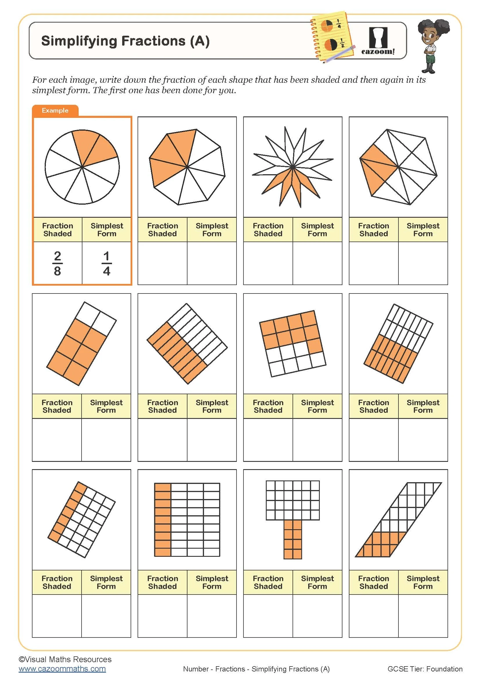 Maths For 7 Year Olds Printable